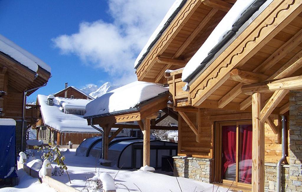 לס דה-אלפס Odalys Chalet Prestige Lodge מראה חיצוני תמונה