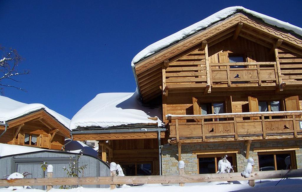 לס דה-אלפס Odalys Chalet Prestige Lodge מראה חיצוני תמונה