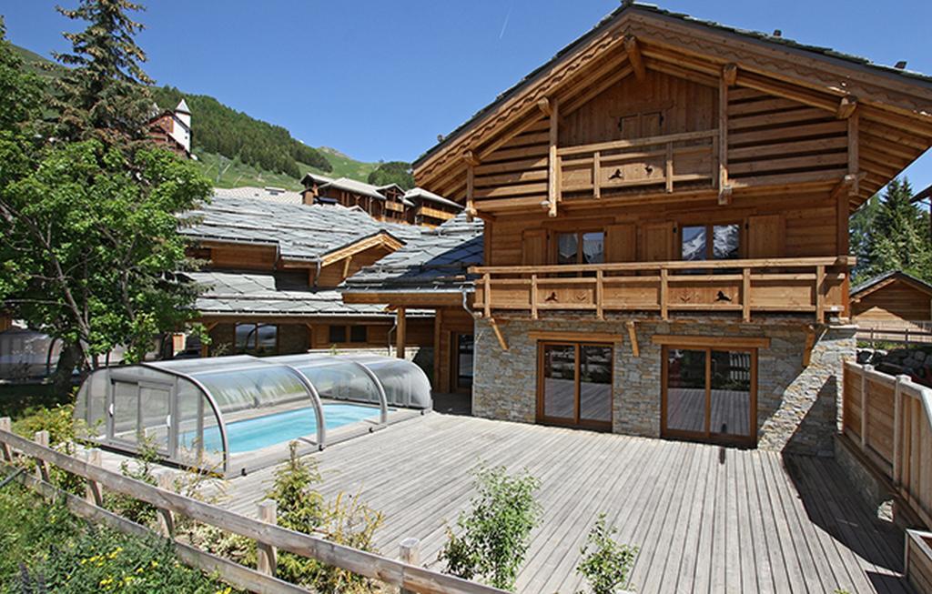 לס דה-אלפס Odalys Chalet Prestige Lodge מראה חיצוני תמונה